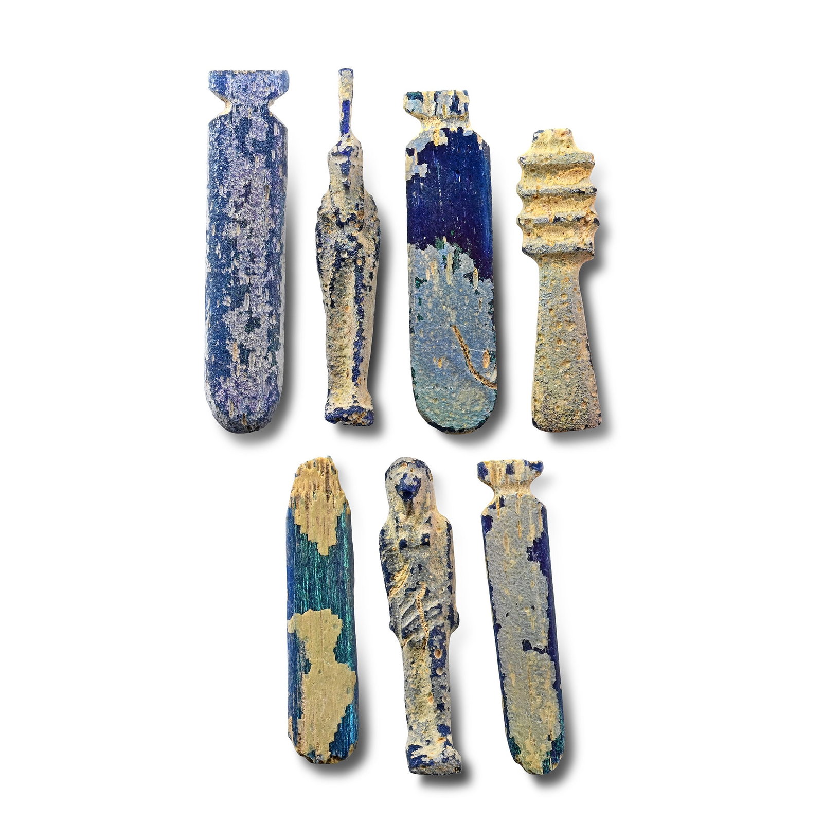 Egyptian Blue Glass Inlay Collection (1 of 1)
