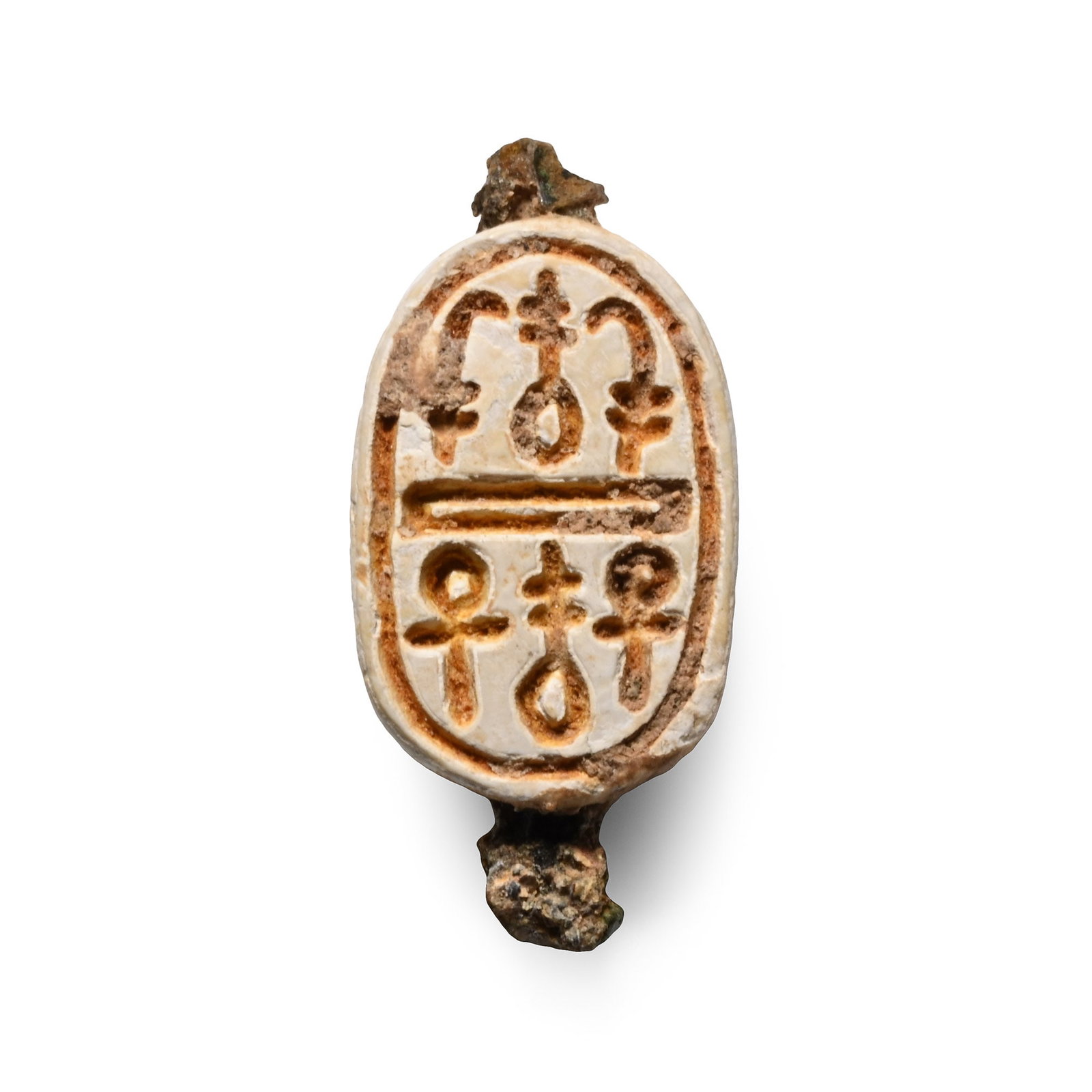Egyptian Faience Scarab (1 of 1)