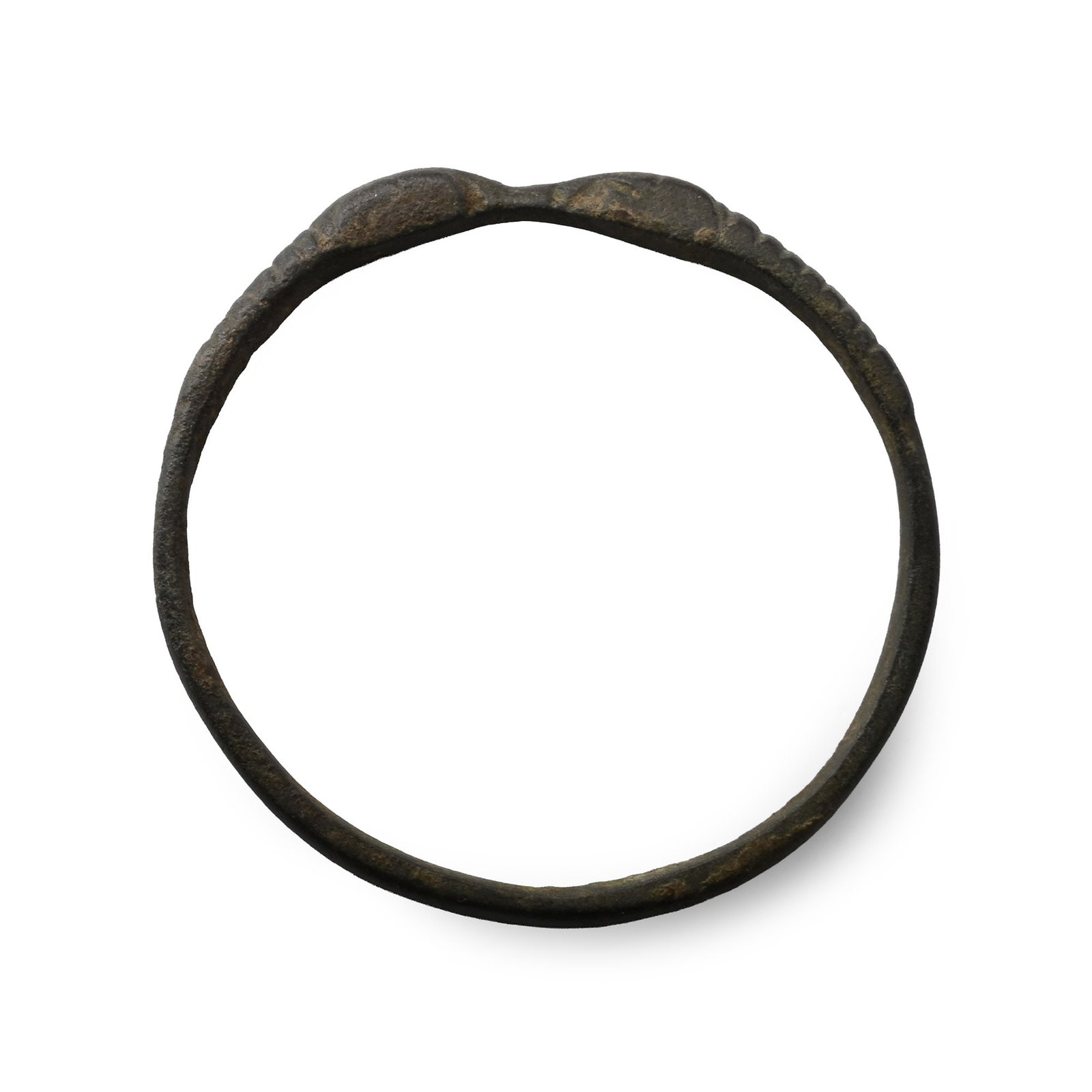 Roman Bronze Bracelet with Zoomorphic Terminals (1 of 1)