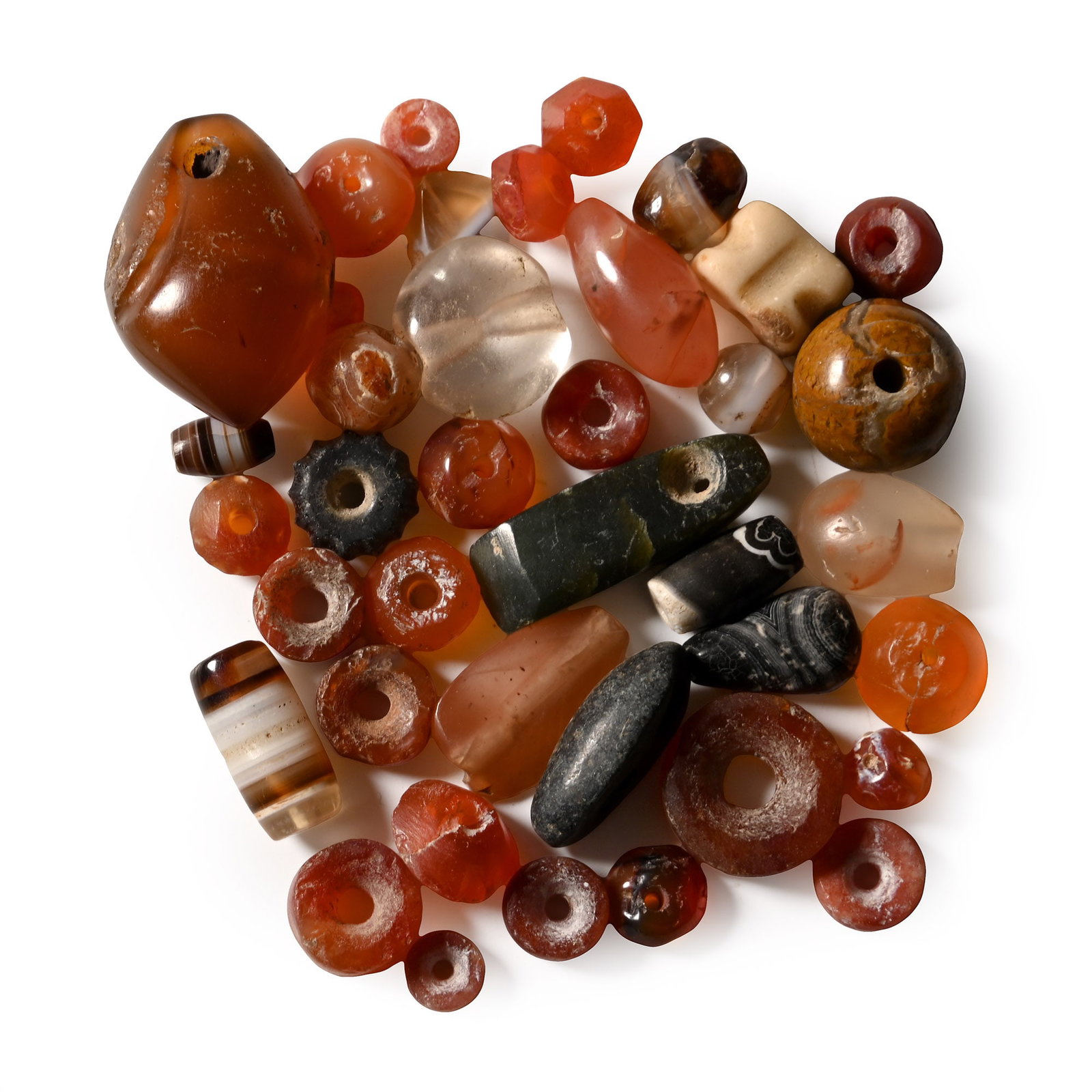 Roman Agate and Carnelian Bead and Pendant Collection (1 of 1)