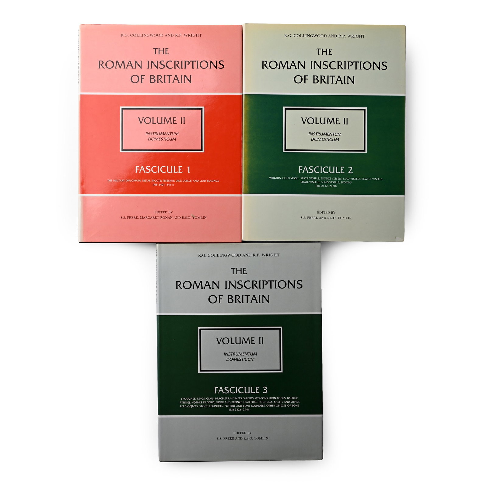 The Roman Inscriptions of Britain, Fascicule 1, 2 & 3 - 3 Titles (1 of 1)