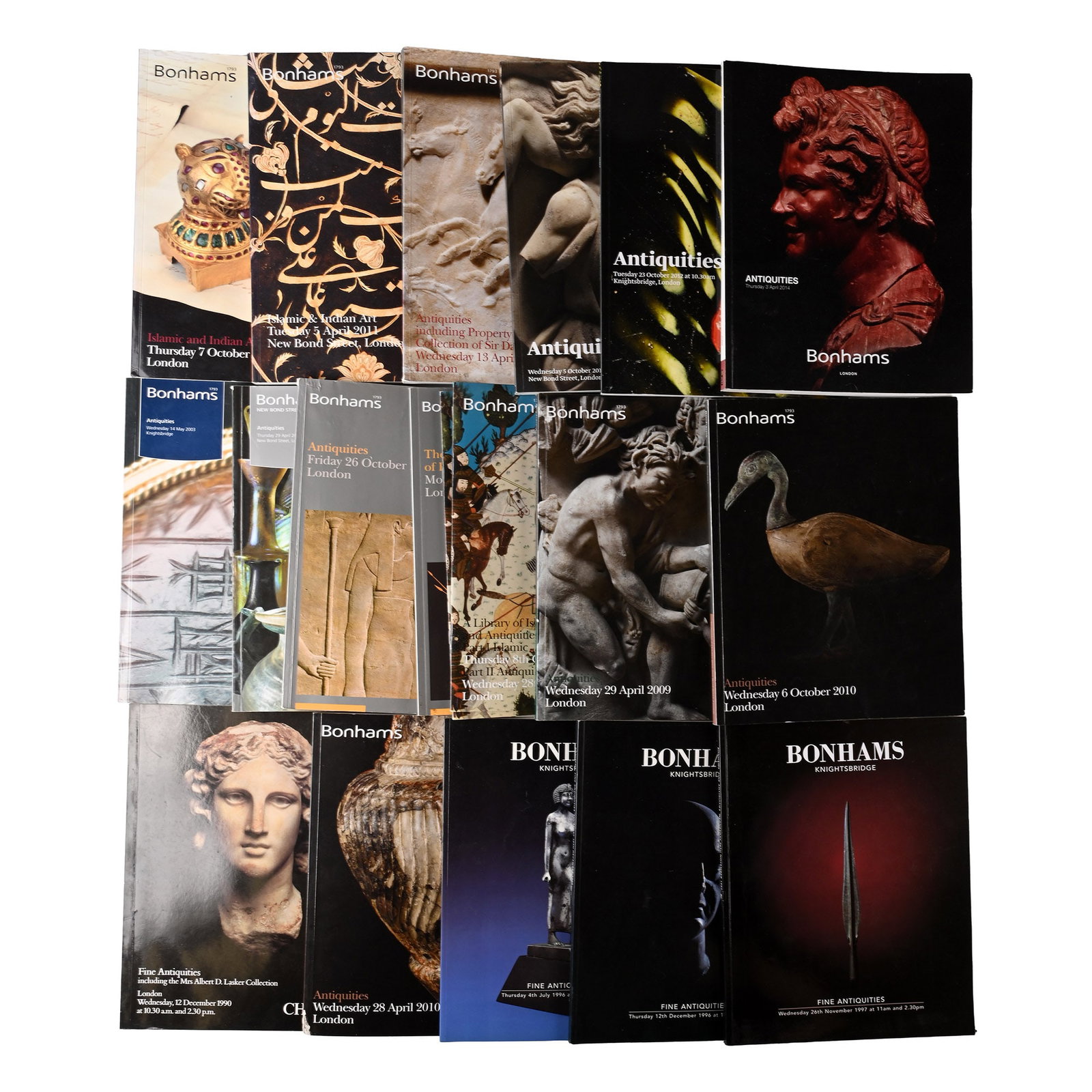 Bonhams and Christie's Antiquities Auction Catalogues - 19 Titles (1 of 1)