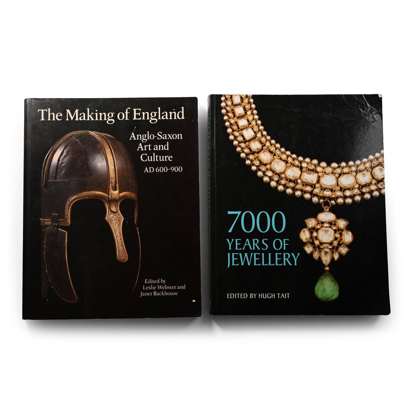 7000 Years of Jewellery by Hugh Tait and The Making of England: 1991-2006 A.D. Leslie Webster & Janet Backhouse (eds.) - The Making of England - Anglo-Saxon Art and Culture AD 600-900, London, 1991, cardcovers, 312 pp, colour and black-and-white illustrations; Hug