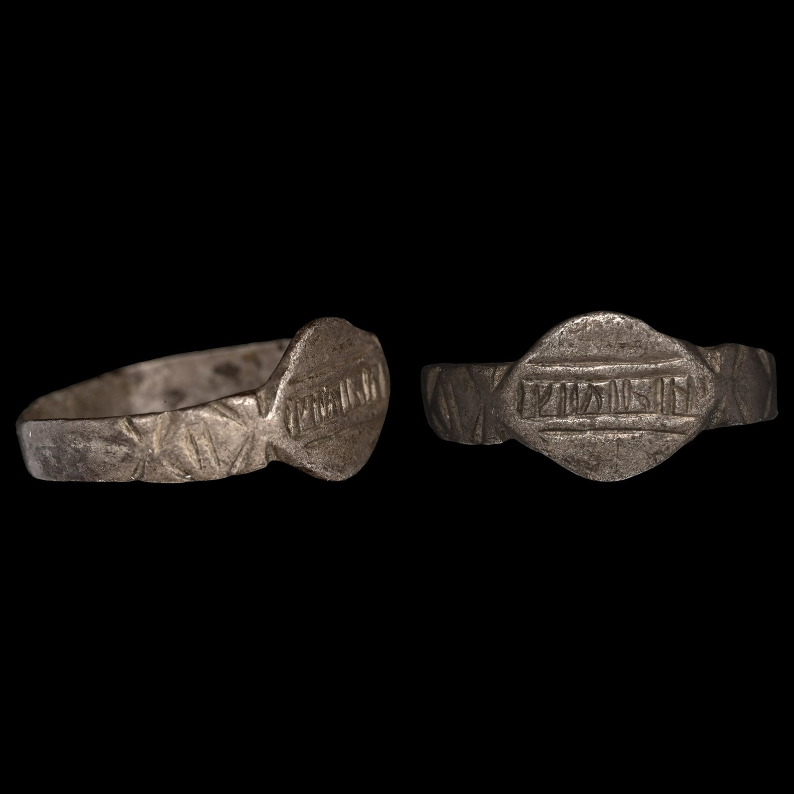 Byzantine Silver Ring with Inscription (1 of 1)