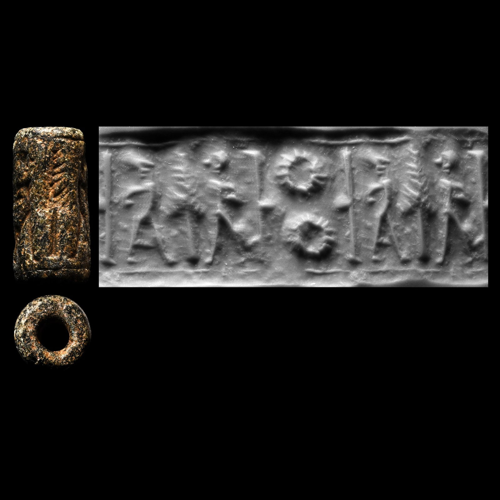 Syrian Steatite Cylinder Seal (1 of 1)