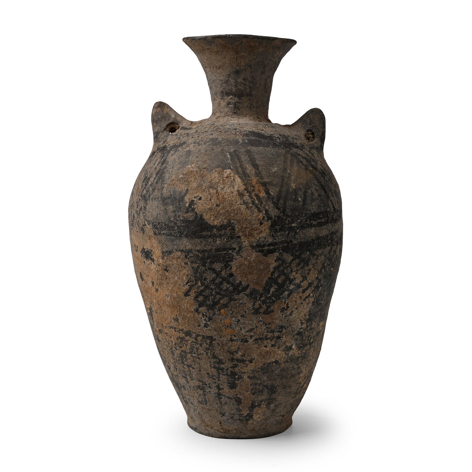 Amlash Terracotta Net-Painted Handled Vase (1 of 1)