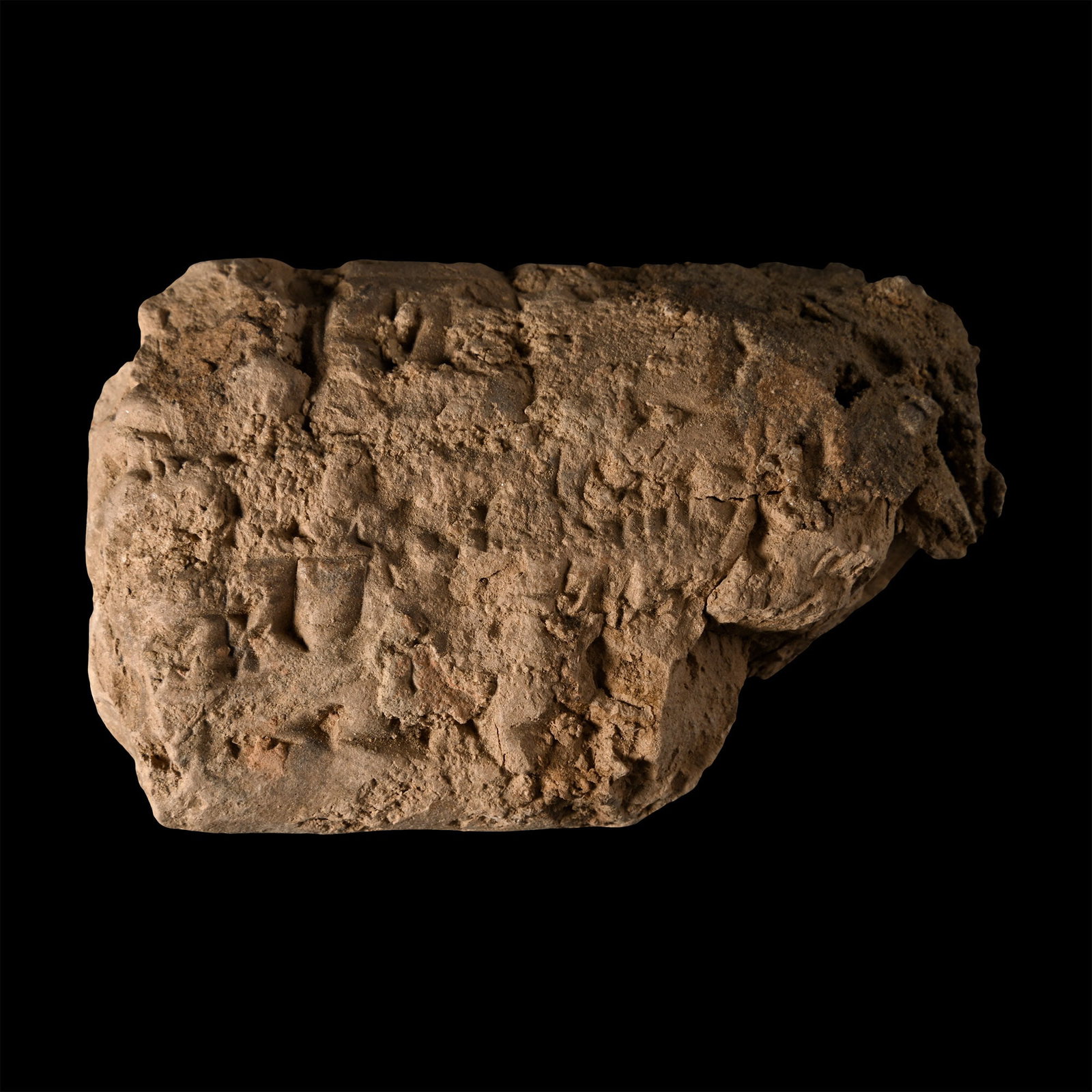 Mesopotamian Terracotta Cuneiform Tablet (1 of 2)