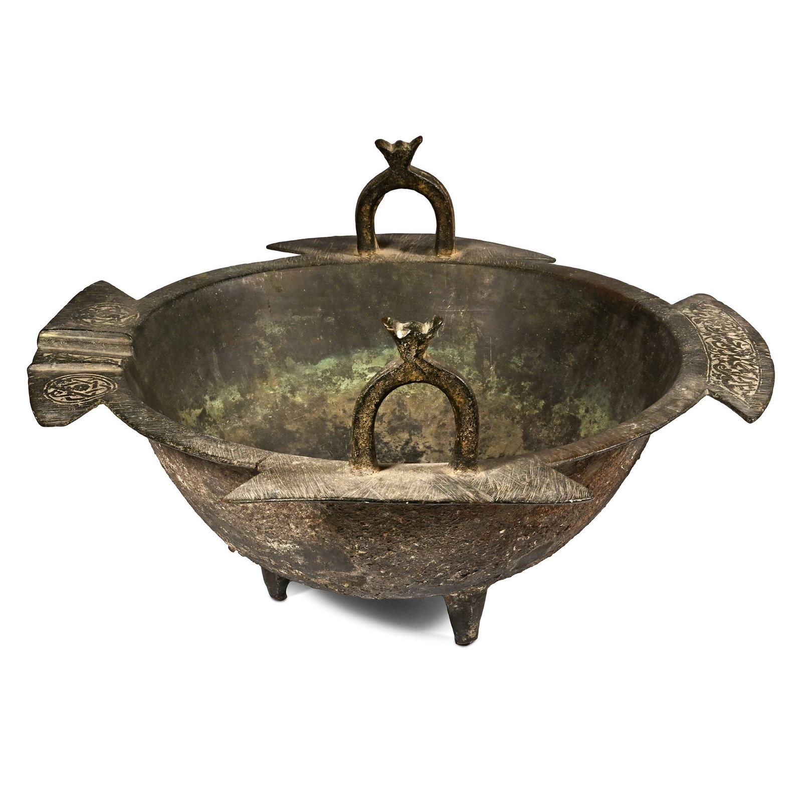 Khorasan Bronze Cauldron Made by Muhammad Bin Husayn (1 of 1)