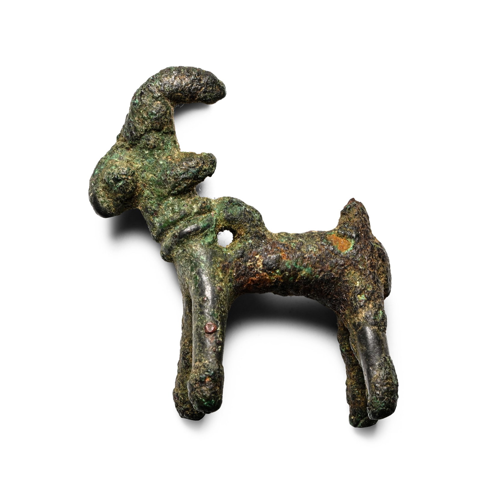 Luristan Bronze Goat Statuette (1 of 1)