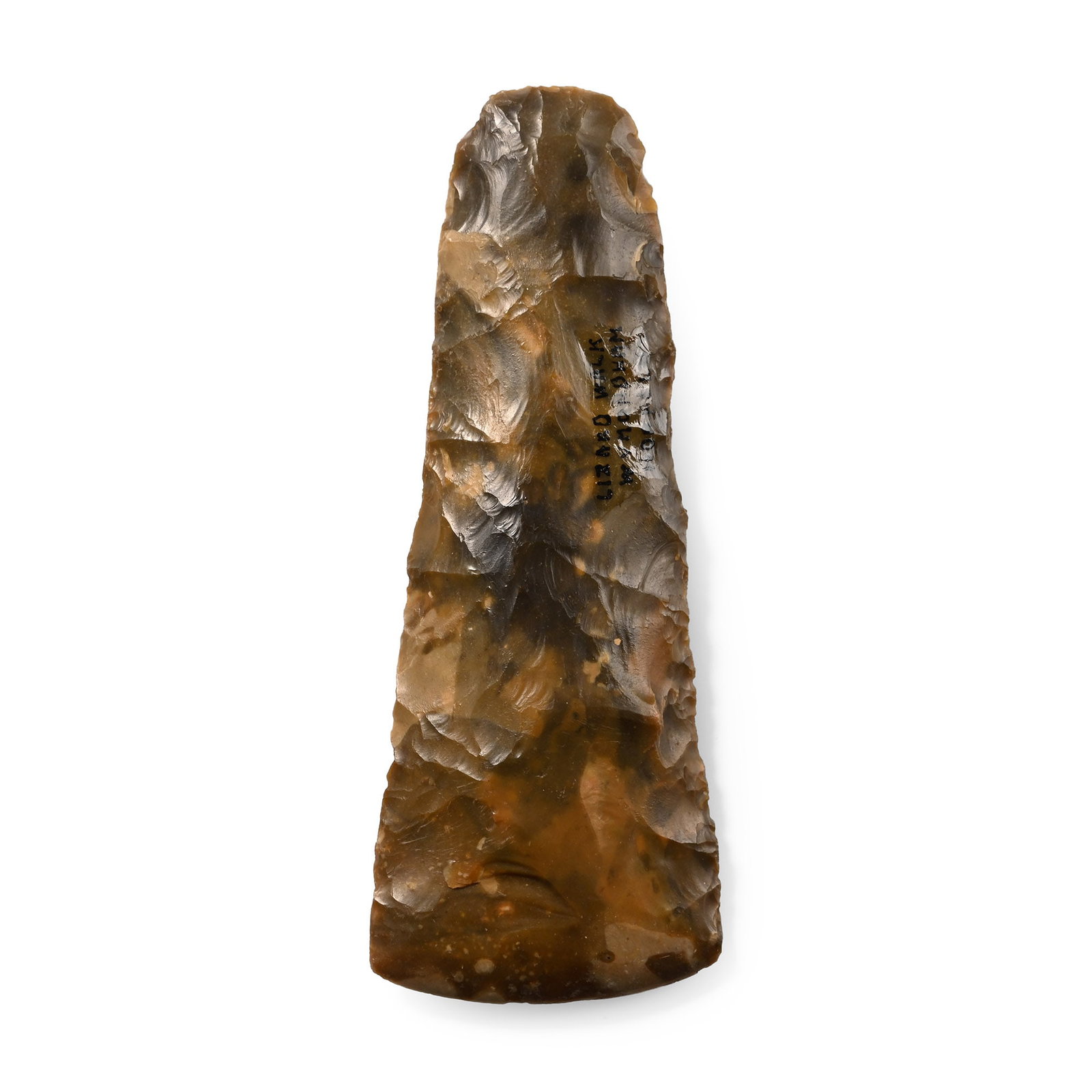 British Stone Age Knapped and Polished Flint Axehead - 2