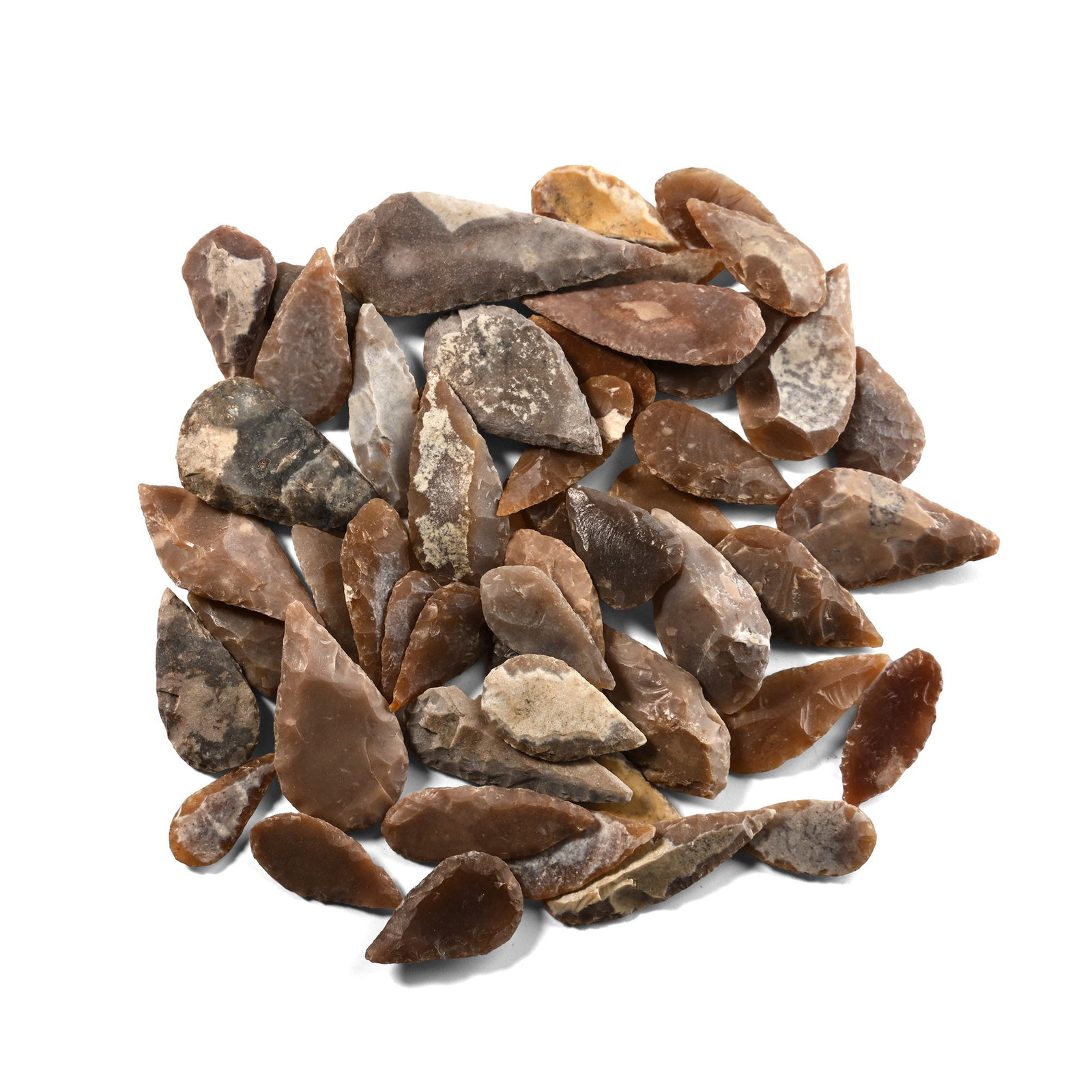 Stone Age Mixed Type Arrowhead Collection (1 of 1)