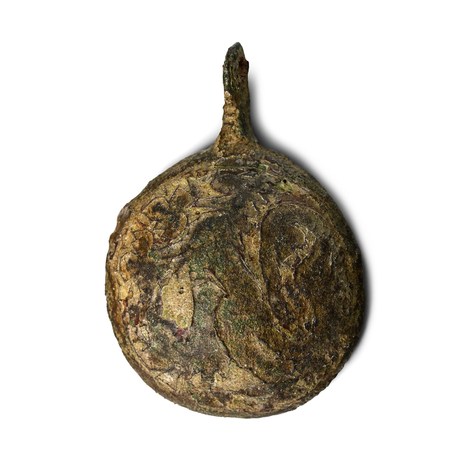 Medieval Knights Bronze 'Earls of Arundel' Heraldic Horse Harness Pendant (1 of 1)