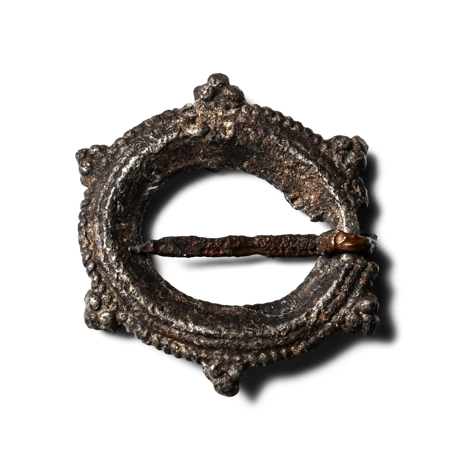 Medieval Pewter Ring Brooch (1 of 1)