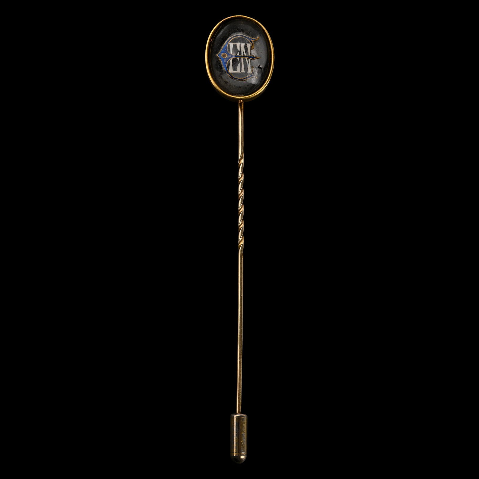 Gold Tie Pin with EEN (1 of 1)