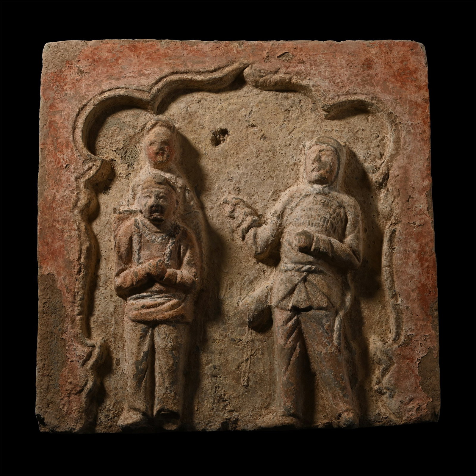 Chinese Song Terracotta Figural Tile (1 of 1)