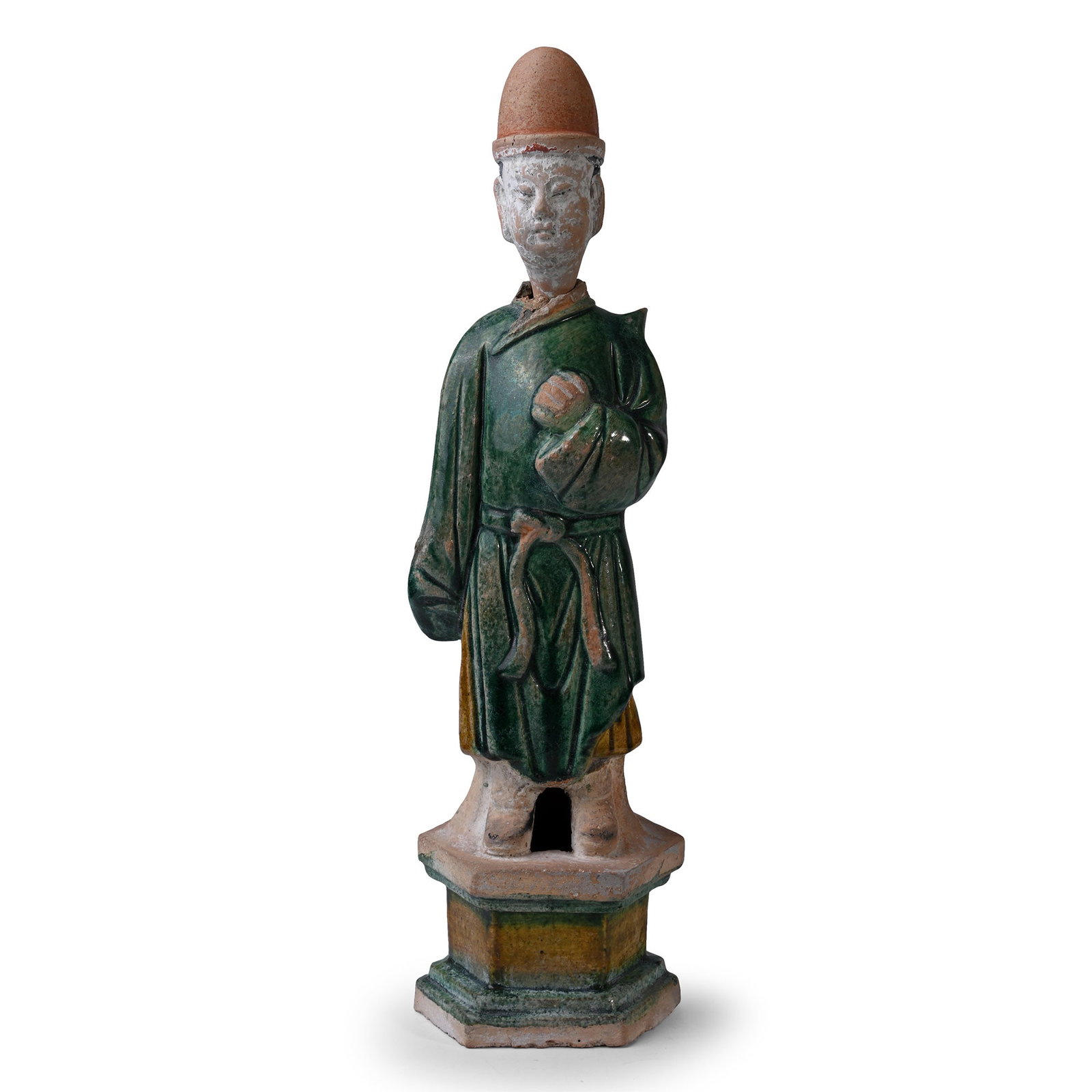 Chinese Ming Glazed Terracotta Tomb Figure (1 of 1)