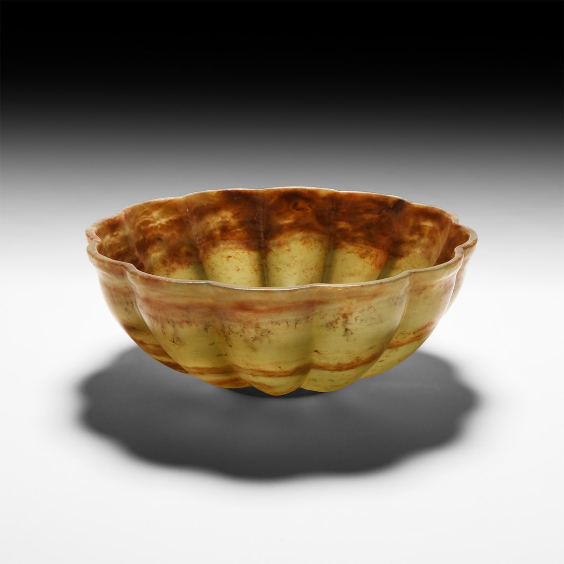 Indian Moghul Style Green Stone Bowl (1 of 1)