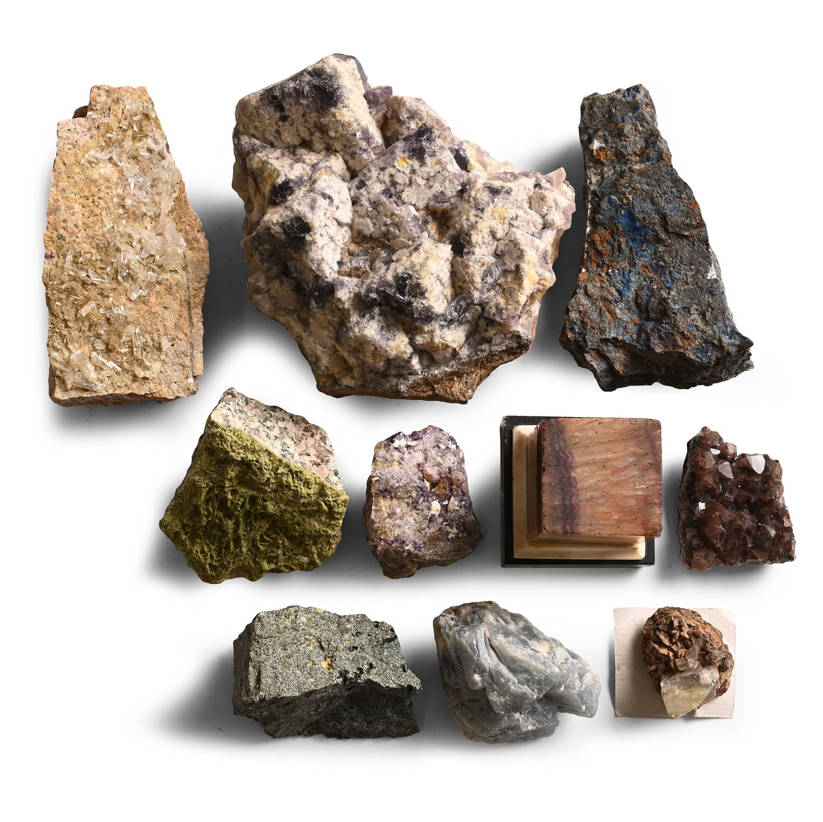 Mixed Ireland, Scotland and English Crystal and Mineral Specimen Group (1 of 1)