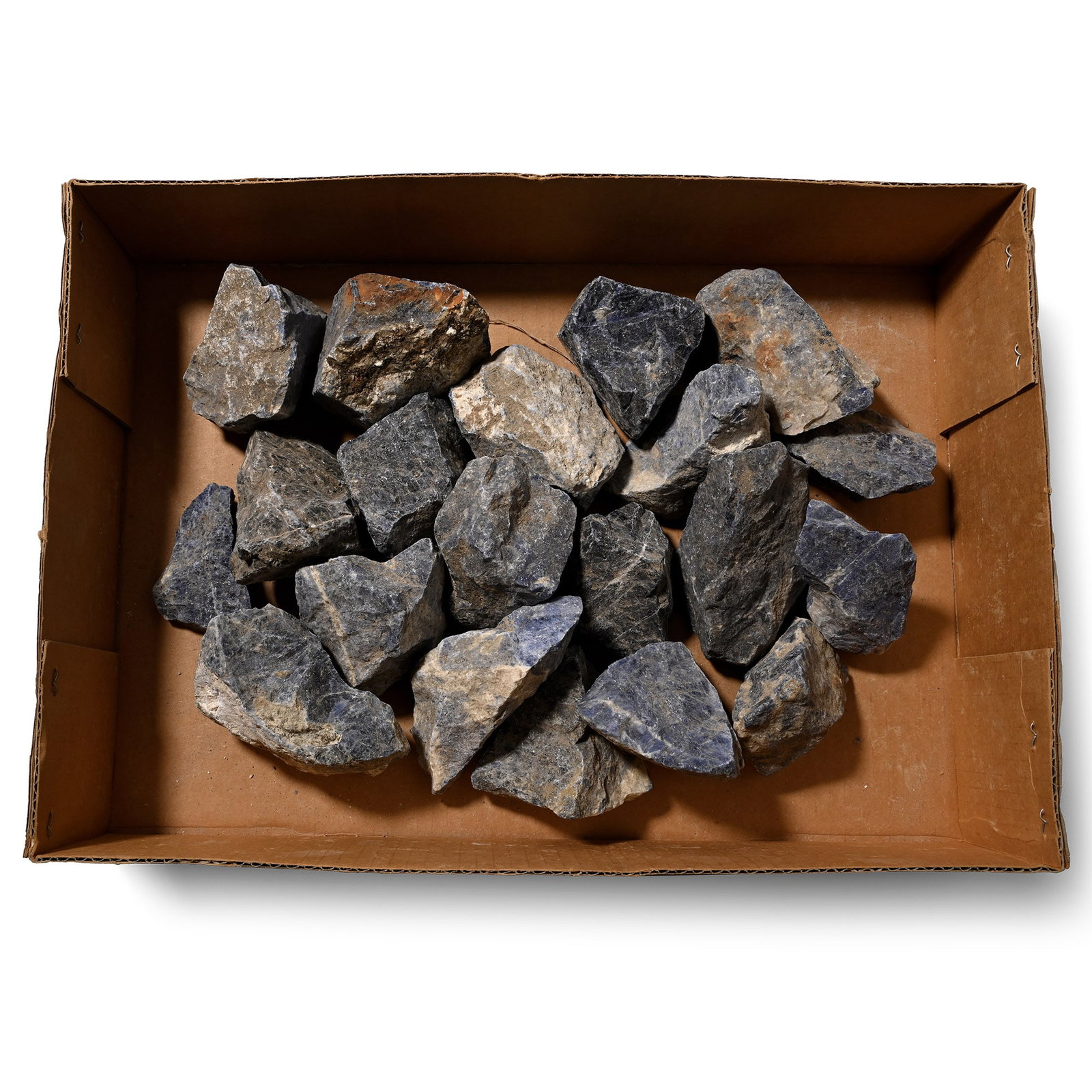Group of Twenty [20] Sodalite Mineral Specimens (1 of 1)