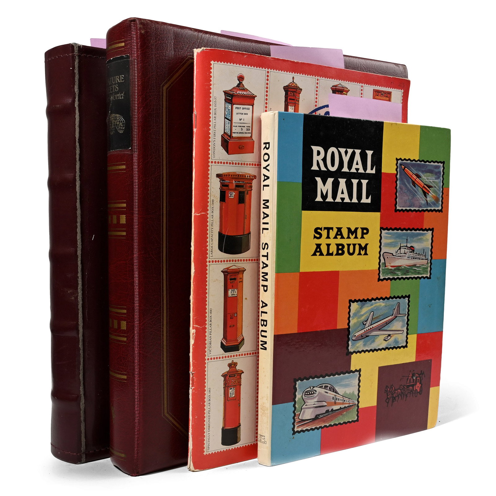 Collection of World Stamps in Four Albums: 20th-21st century A.D. Comprising used and unused stamps from the Great Britain, the Commonwealth and the rest of the world, over 5,300 stamps on approximately 170 album pages, including Staley Gibbon