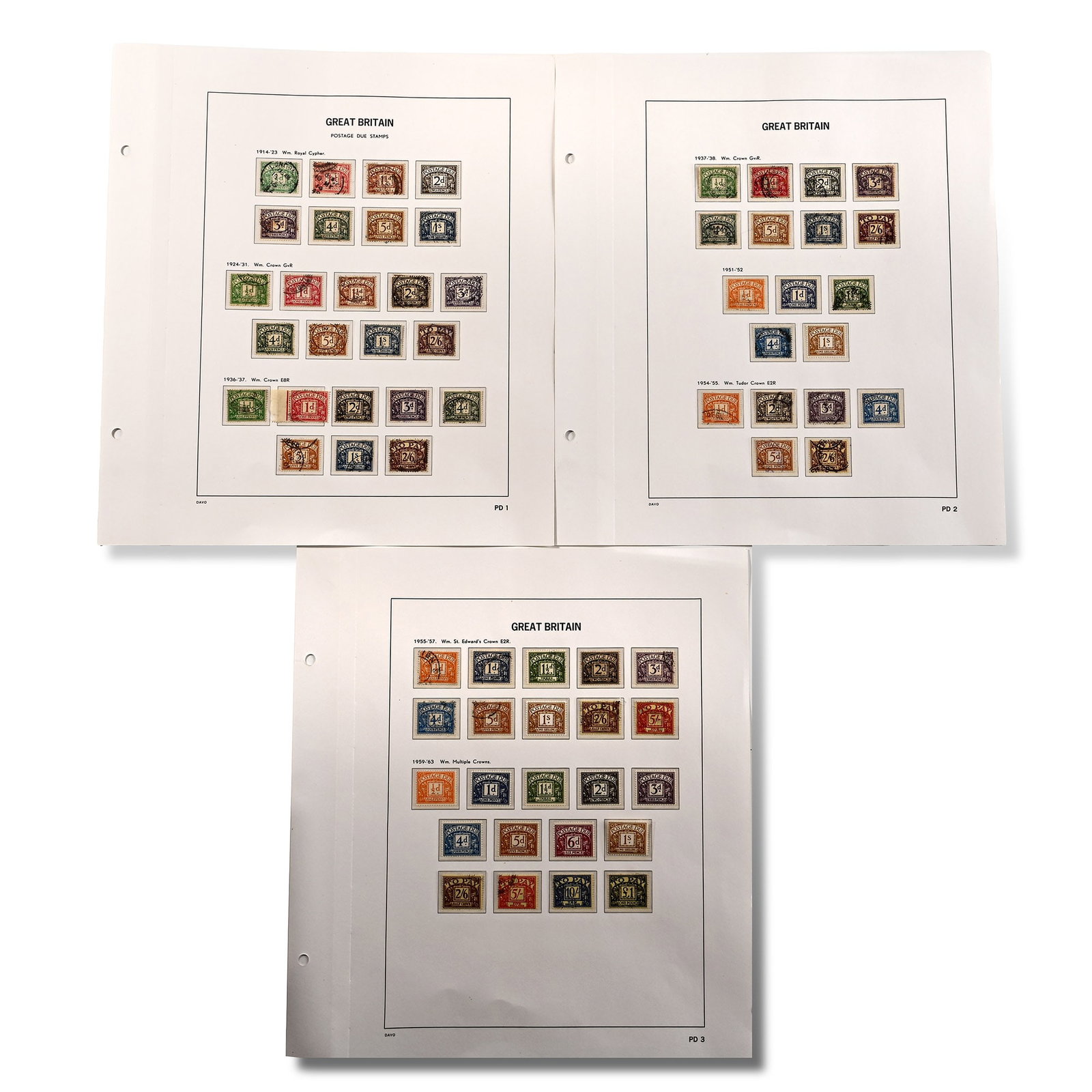 Great Britain Postage Due Stamps (1 of 1)