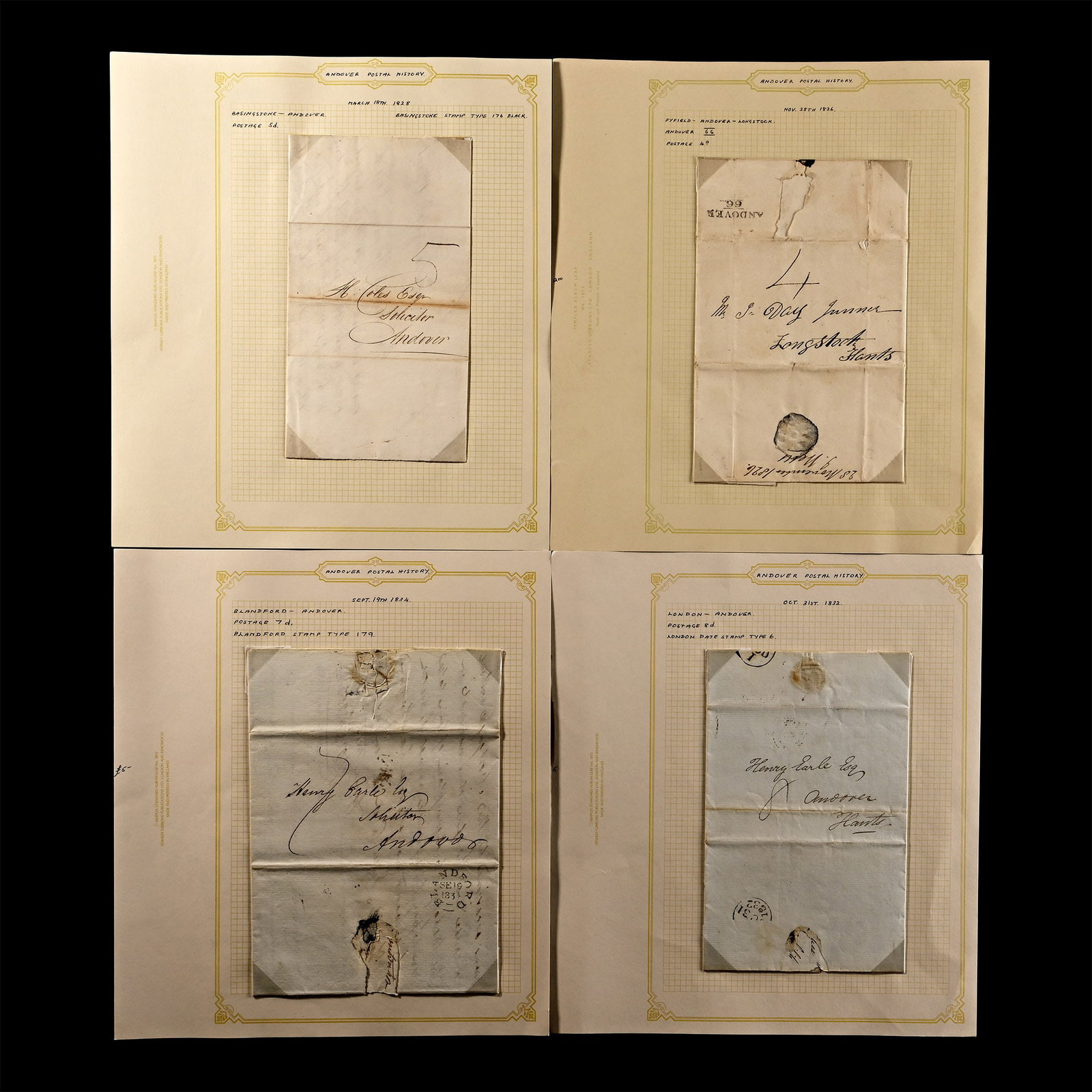 Great Britain (GB) Postal History, Early 19th Century Pre-Stamp Covers (1 of 1)
