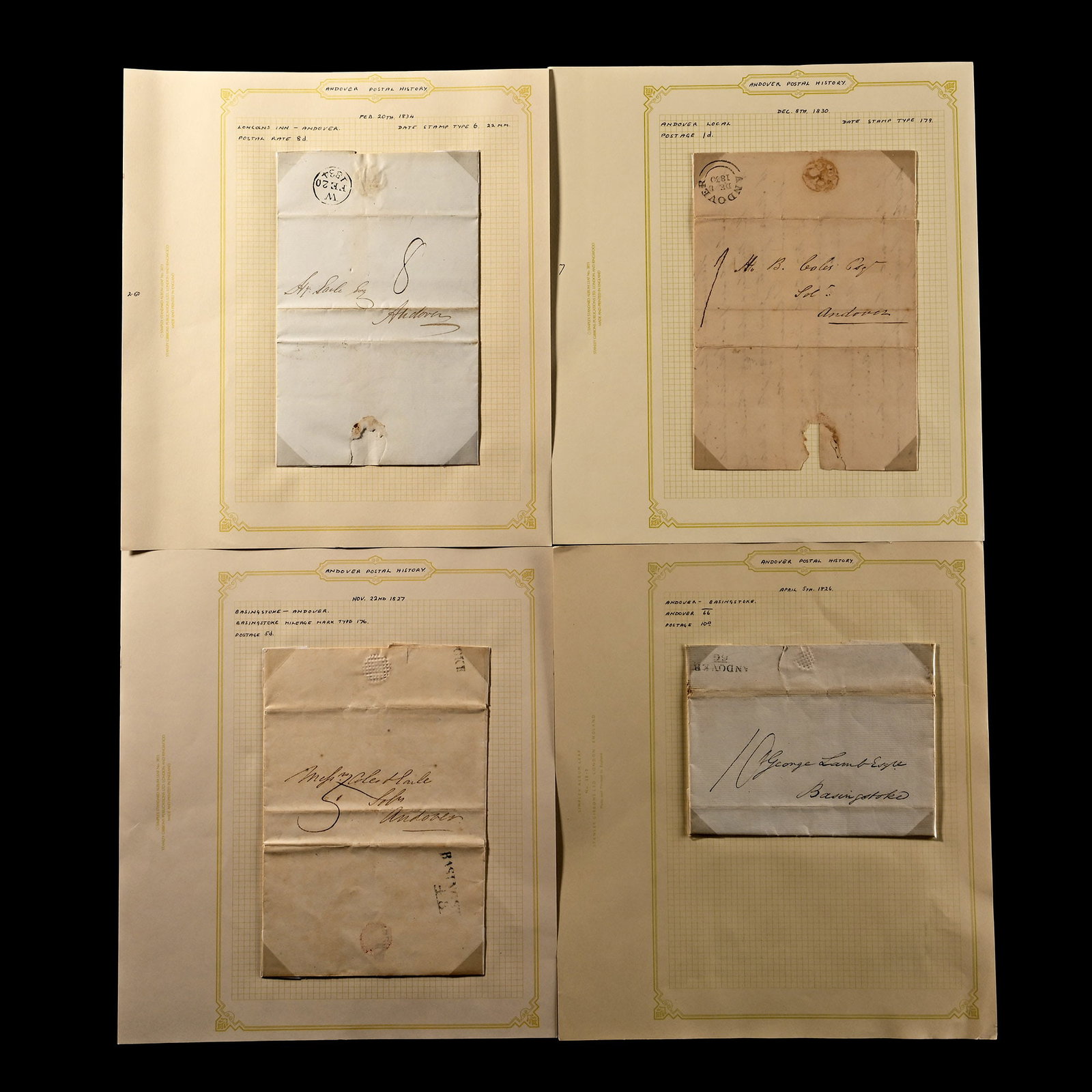 Great Britain (GB) Postal History, Early 19th Century Pre-Stamp Covers (1 of 1)