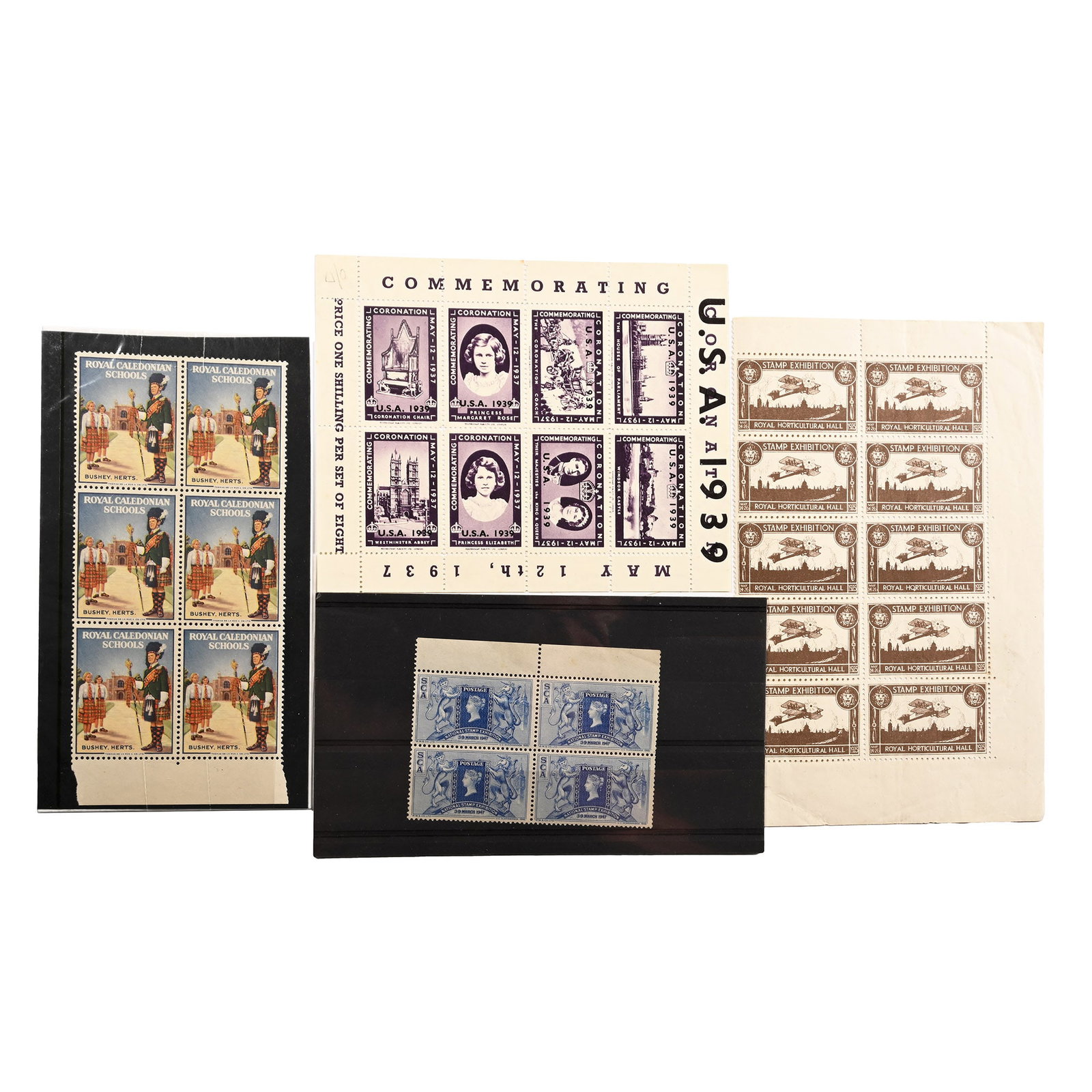 Commemorative 'Cinderella' Stamp Block Collection (1 of 1)