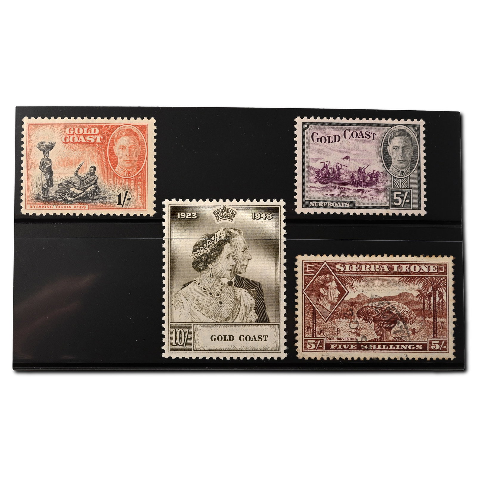 Stamps from Sierra Leone and Gold Coast (1 of 1)