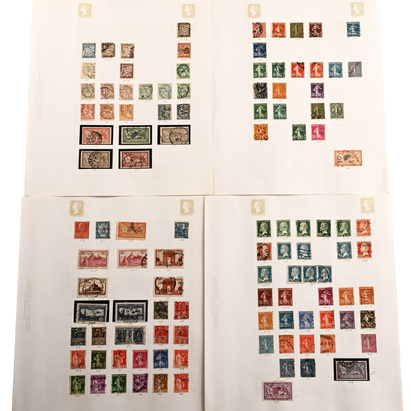 A Collection of Stamps from France (1 of 5)