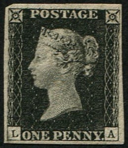 1d Pl.4 'LA' MINT, superb fresh: L/M with fab gum, fine four margins. Scarce this fine. With BPA Cert. Acquired on the UK philatelic market. From the property of an English gentleman. TimeLine Auctions follows a rigorous vetting proc