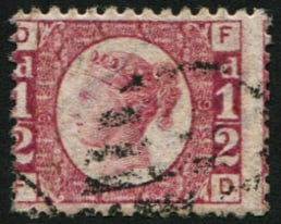 1/2d SG 48, Pl.9 'DEEP-SHADE' VFU (1 of 1)