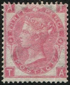 3d SG 92 MINT: Good M/M but re-gummed. Fresh & fine looker. (c. ?1,800). Acquired on the UK philatelic market. From the property of an English gentleman. TimeLine Auctions follows a rigorous vetting process to ensur