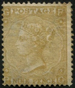 9d SG 98, MINT: Good M/M, part gum, no faults. (With Karl Louis Cert) (c. ?3,500). Acquired on the UK philatelic market. From the property of an English gentleman. TimeLine Auctions follows a rigorous vetting process