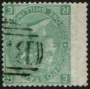 1/- SG 101wi, Pl.4 'WMK. INV' VFU (1 of 1)