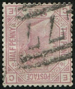 2 1/2d SG 141wi, Pl.16 'WMK. INV' VFU (1 of 1)