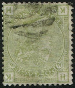 4d GREEN SG 153wi Pl.16 'WMK.INV': GU, sound & good colour. (c. £625). Acquired on the UK philatelic market. From the property of an English gentleman. TimeLine Auctions follows a rigorous vetting process to ensure the authentici