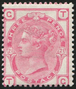 3d SG 158, Pl.21: U/M, fresh good colour. Acquired on the UK philatelic market. From the property of an English gentleman. TimeLine Auctions follows a rigorous vetting process to ensure the authenticity and legality of