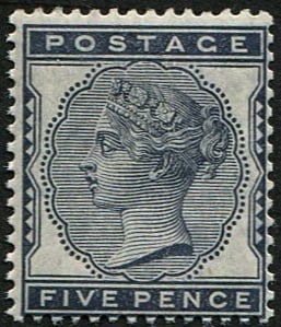 5d SG 169 MINT: Very fine extra fresh L/M, lovely gum. With Wenvoe Cert. Acquired on the UK philatelic market. From the property of an English gentleman. TimeLine Auctions follows a rigorous vetting process to ensure