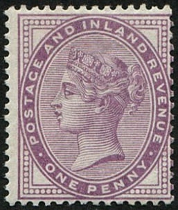 1d SG 170 (14 dots): MINT, fine fresh M/M. Acquired on the UK philatelic market. From the property of an English gentleman. TimeLine Auctions follows a rigorous vetting process to ensure the authenticity and legality of a