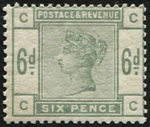 6d SG 194 MINT: Fine fresh M/M. Acquired on the UK philatelic market. From the property of an English gentleman. TimeLine Auctions follows a rigorous vetting process to ensure the authenticity and legality of all ite