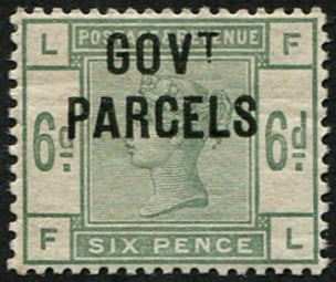Govt Parcels 6d SG O62 MINT: Superb L/M lovely gum, fine colour & scarce to get. With BPA Cert. Acquired on the UK philatelic market. From the property of an English gentleman. TimeLine Auctions follows a rigorous vetting process
