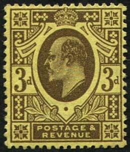 3d SG 285 U/M: Perfectly centred. (Spec.M22/1). Acquired on the UK philatelic market. From the property of an English gentleman. TimeLine Auctions follows a rigorous vetting process to ensure the authenticity and le