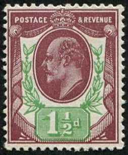 1 1/2d SG 287(2) 'Yellow-Green' MINT: Superb L/M. (Spec.M10/2). Acquired on the UK philatelic market. From the property of an English gentleman. TimeLine Auctions follows a rigorous vetting process to ensure the authenticity and legality 