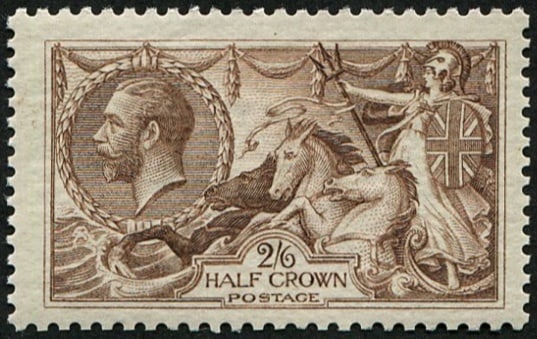 2/6d SG 415 (Reddish-Brown) VARIETY: ON 'RIBBED PAPER' U/M, superb fresh, not often seen this fresh. (Spec.N65/4.v) With Wenvoe Cert. Acquired on the UK philatelic market. From the property of an English gentleman. TimeLine Auctions foll