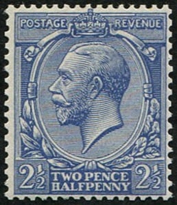 2 1/2d SG 422a 'NO WMK' U/M: Pristine fresh, fab quality & very scarce. With Brandon Cert. Acquired on the UK philatelic market. From the property of an English gentleman. TimeLine Auctions follows a rigorous vetting process to e