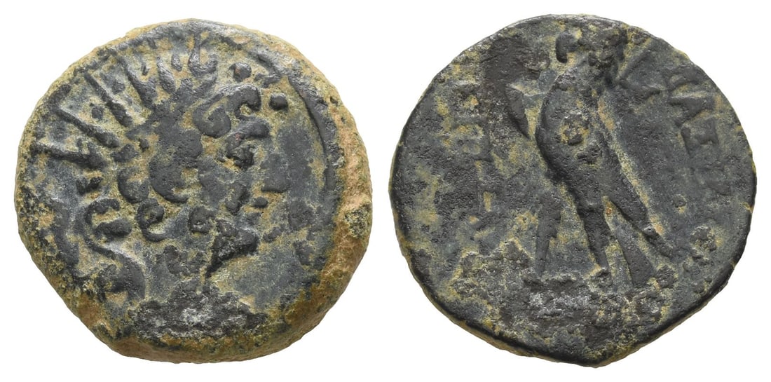 Seleukid Empire, Antiochos VIII Epiphanes (Grypos) AE 19mm. (1 of 1)