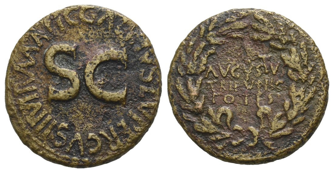 Augustus AE Dupondius. (1 of 1)