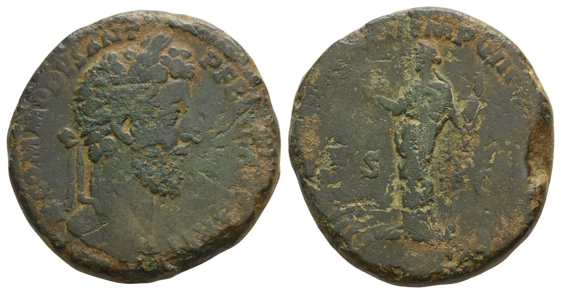 Commodus AE Sestertius. (1 of 1)