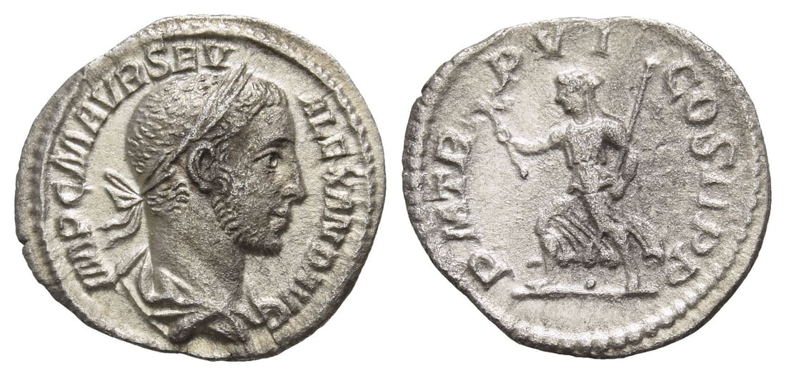 Severus Alexander AR Denarius. (1 of 1)